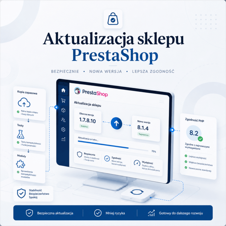 Aktualizacja sklepu PrestaShop