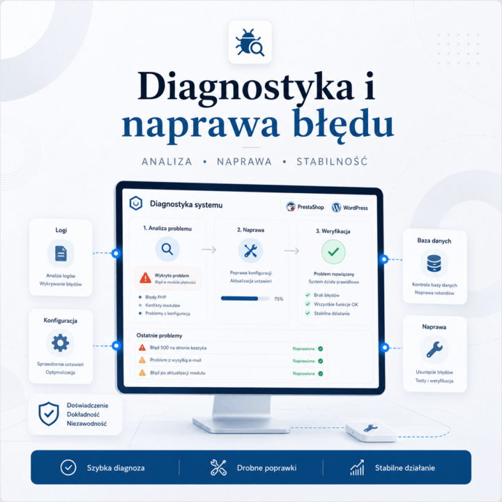 Diagnostyka i naprawa błędu