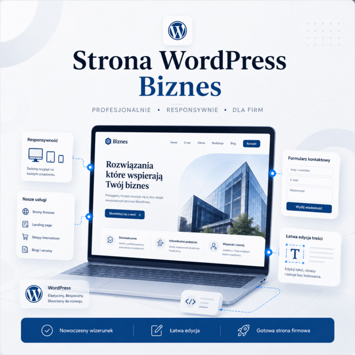 Strona WordPress Biznes